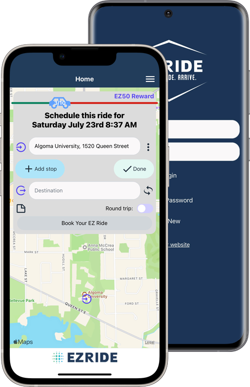 EZ Ride iPhone and Android preview